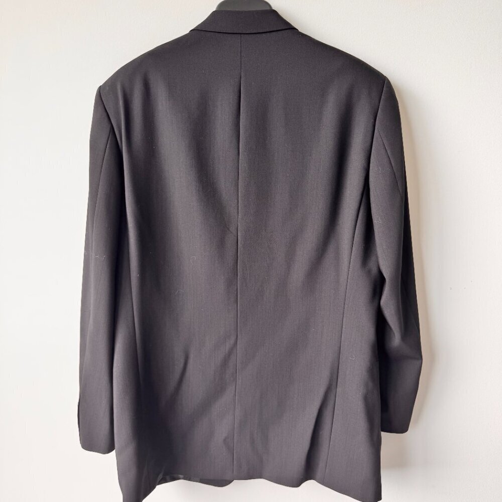 Hugo Boss Einstein/Sigma Virgin Wool Sport Coat Blazer Black - Picture 3 of 11